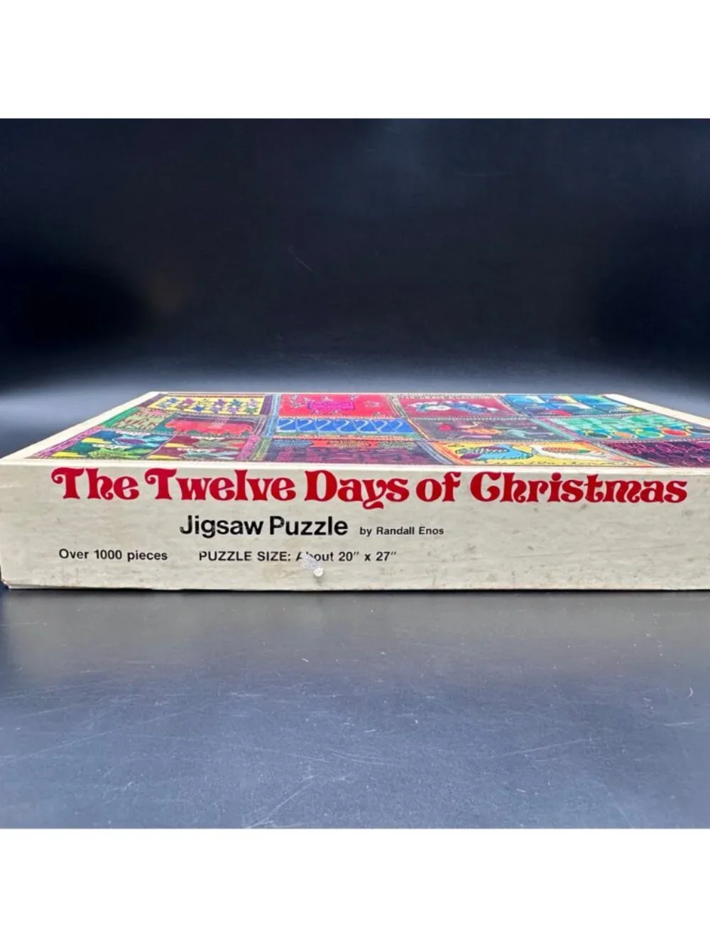 Vintage The Twelve Days Of Christmas 1981 Jigsaw Puzzle Randall Enos Complete - Picture 5 of 10